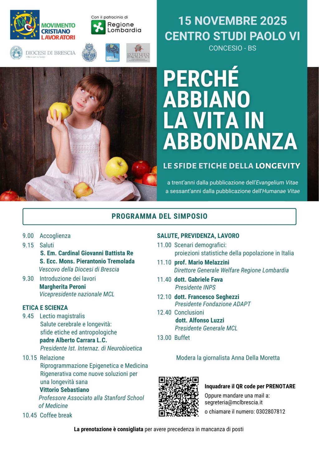 Perché abbiano la vita in&nbsp;abbondanza