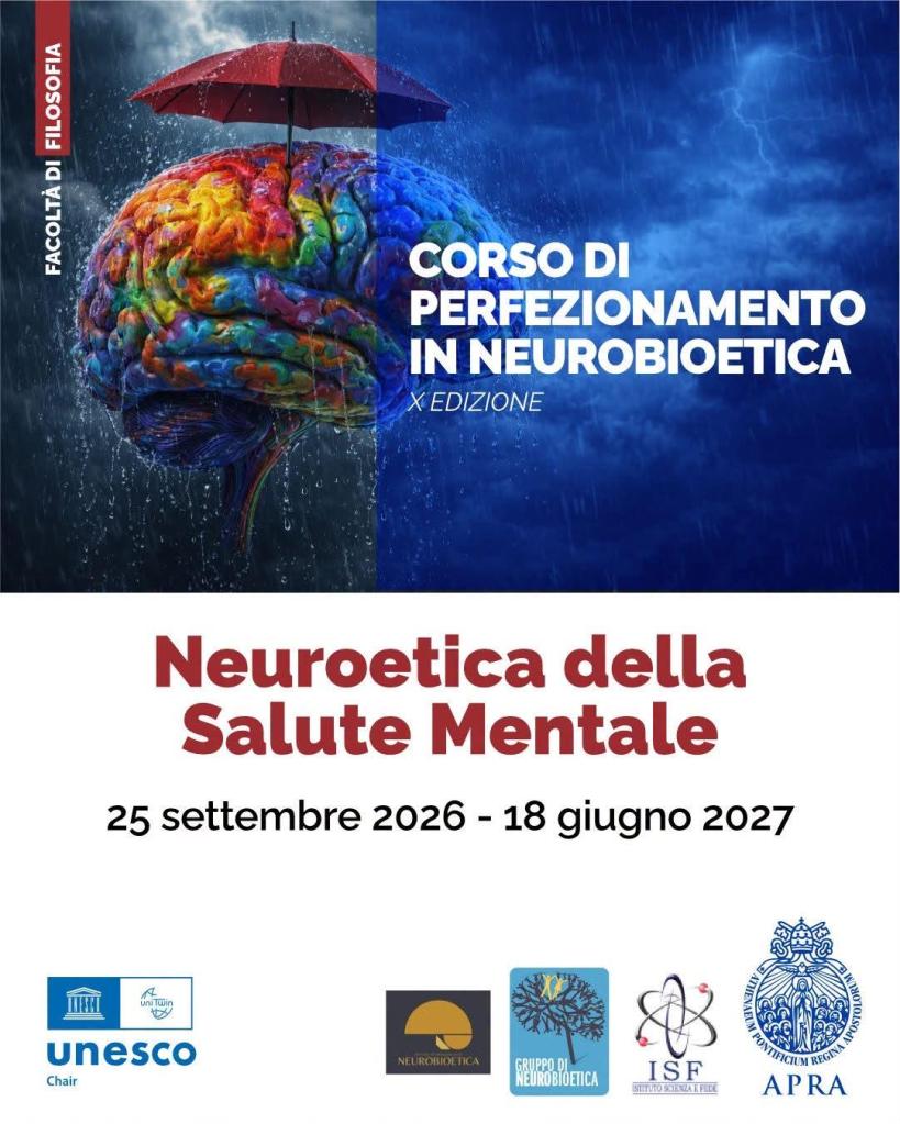 Corso di perfezionamento in Neurobioetica – X&nbsp;Edizione